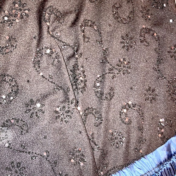 Stage Accents Performance Black Top & Royal Blue Long Skirt Set Apparel - Picture 3 of 3